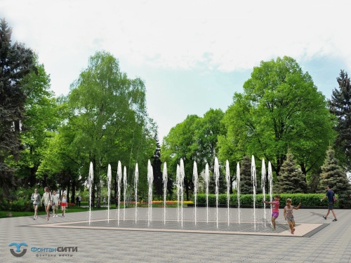 Динамический фонтан сухой конструкции - Фонтан СИТИ. Тел: 8-800-234-5405