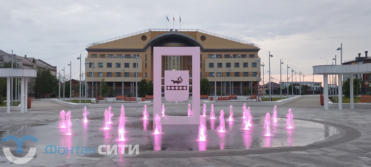 Фонтан в сквере «Юбилейный», г. Тарко-Сале, ЯНАО