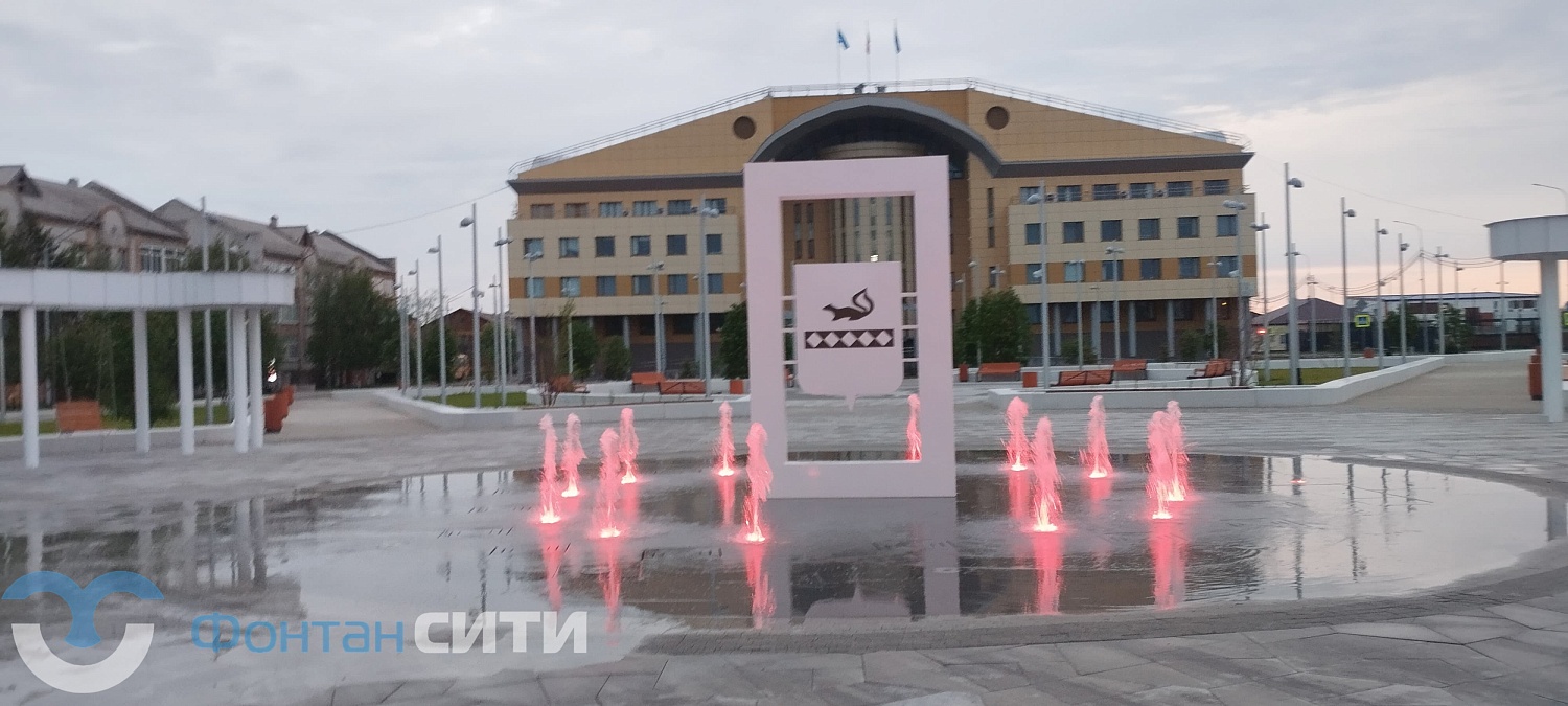 Фонтан в сквере «Юбилейный», г. Тарко-Сале, ЯНАО